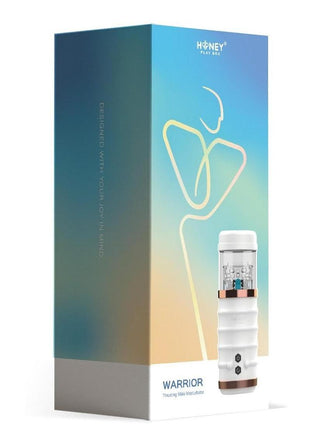 Warrior Auto Thrusting Stroker Automatic Male Masturbator - White