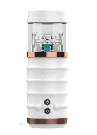 Warrior Auto Thrusting Stroker Automatic Male Masturbator - White