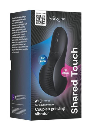 We-Vibe Shared Touch App Compatible Rechargeable Silicone Couple's Grinding Vibrator - Black