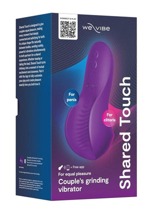 We-Vibe Shared Touch App Compatible Rechargeable Silicone Couple's Grinding Vibrator - Purple