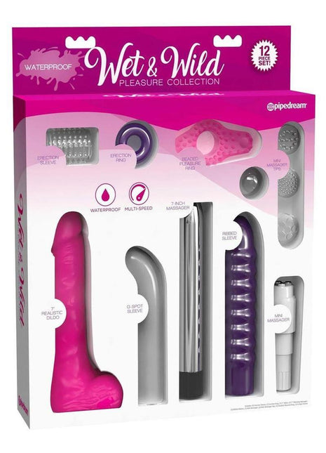 Wet and Wild Pleasure Vibrating Sleeve Collection