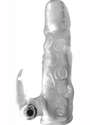 Wet Dreams Jacked Rabbit Silicone Penis Extender - Clear