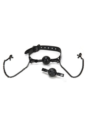 WhipSmart Diamond Gag/Nipple Clips - Black
