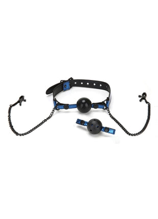 WhipSmart Diamond Gag/Nipple Clips - Blue