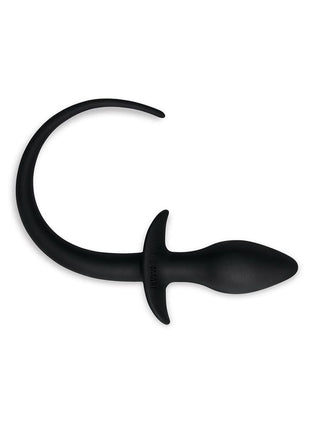 WhipSmart Play Tails Silicone Doggy Tail - Black - 3in