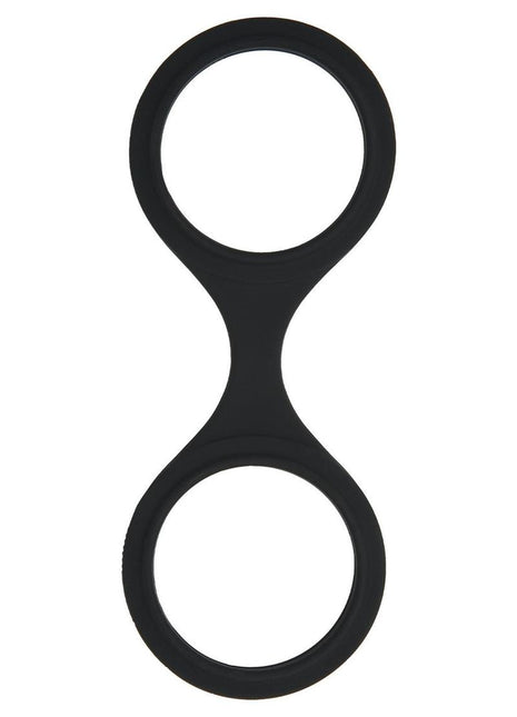 WhipSmart Quickie Cuffs with Eye Mask - Black - Large/Medium