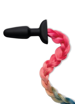 WhipSmart Silicone Plug 3.75in with Unicorn Tail