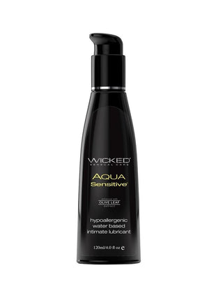 Wicked Aqua Water Based Sensitive Hypoallergenic Lubricant - 4oz