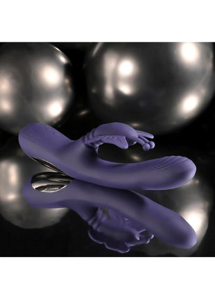 Wings Of Frenzy Rechargeable Silicone Multi Vibrator with Clitoral Stimulator