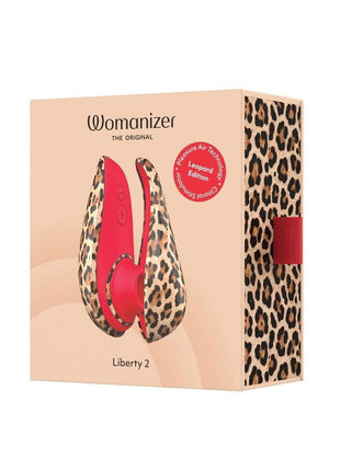 Womanizer Liberty 2 Rechargeable Silicone Clitoral Stimulator - Leopard