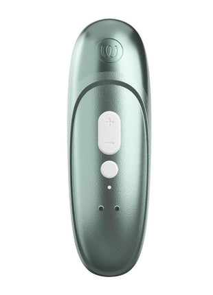 Womanizer Pleasure Air Pro Rechargeable Silicone Air Pulse Clitoral Vibrator - Sage