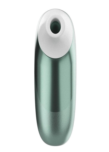 Womanizer Pleasure Air Pro Rechargeable Silicone Air Pulse Clitoral Vibrator - Sage - Green