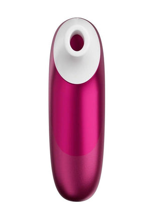 Womanizer Pleasure Air Pro Rechargeable Silicone Air Pulse Clitoral Vibrator - Vibrant - Pink