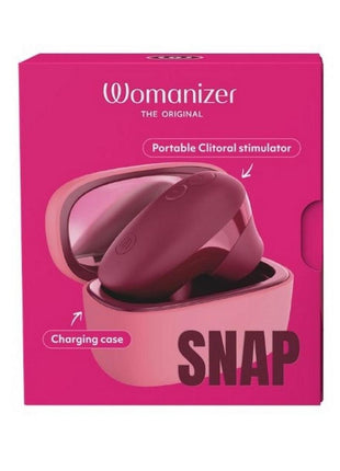 Womanizer Snap Portable Stimulator with Charging Case - Crushed Perry