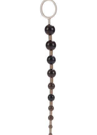 X 10 Anal Beads - Black