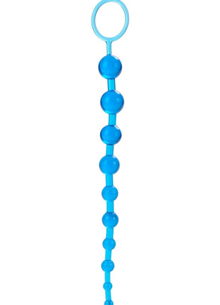 X 10 Anal Beads - Blue