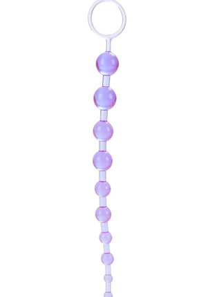 X 10 Anal Beads - Purple