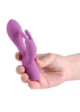 X and O's Devotion Rechargeable Silicone Compact Rabbit Vibrator
