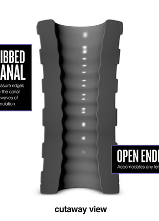 M Elite Platinum Hekx Silicone Dual End Masturbator