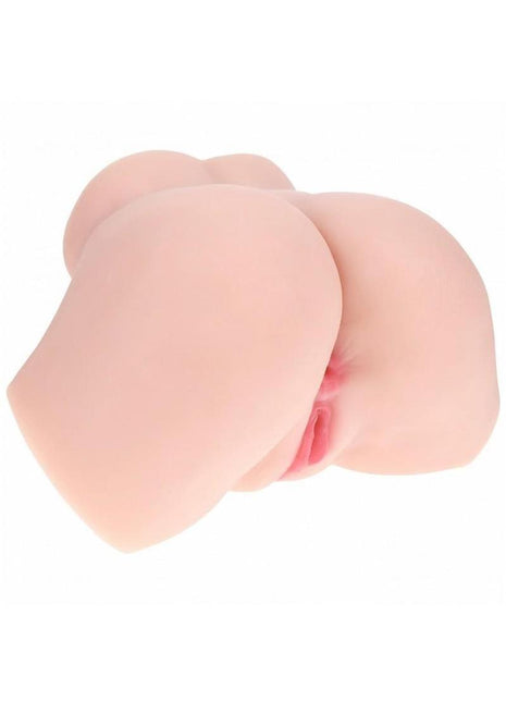 Xkin Bree Knox Dual Entry Bodyforms Masturbator - Pussy/Ass - Vanilla