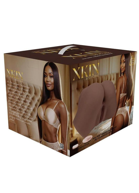 Xkin Layla Love Dual Entry Bodyforms Masturbator - Pussy/Ass - Chocolate
