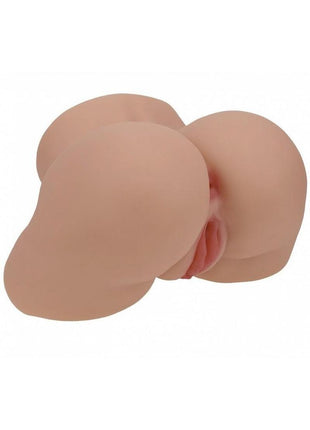 Xkin Lux Arden Dual Entry Bodyforms Masturbator - Pussy/Ass - Caramel