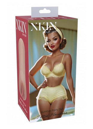 Xkin Pinup Bettie Blowkiss Small Masturbator - Pussy - Caramel