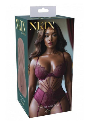 Xkin Secret Affairs Imani Medium Masturbator - Pussy - Chocolate
