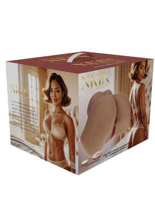 Xkin Valentina Vellure Dual Entry Bodyforms Masturbator - Pussy/Ass - Caramel