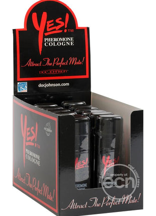 Yes Pheromone Cologne For Men - 1oz - 12 Per Display