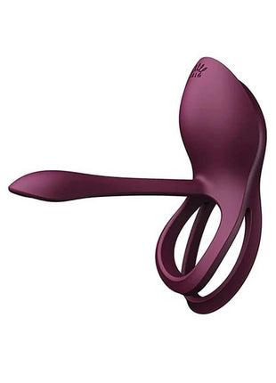 Zalo Bayek Rechargeable Silicone App Compatible Vibrating Couples Ring