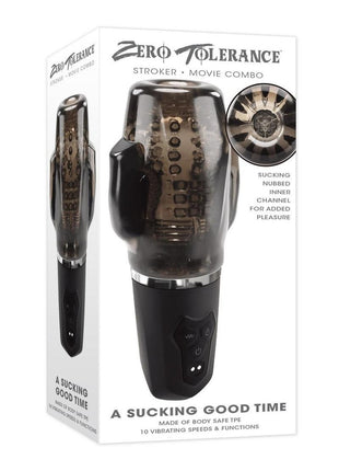 Zero Tolerance A Sucking Good Time Rechargeable Masturbator - Smoke