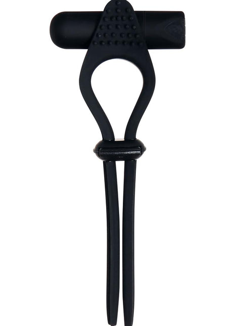 Zero Tolerance Black Tie Affair Vibrating Cock Ring - Black
