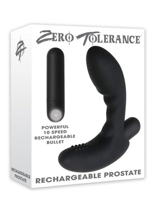 Zero Tolerance Eternal P-Spot Rechargeable Silicone Prostate Massager - Black