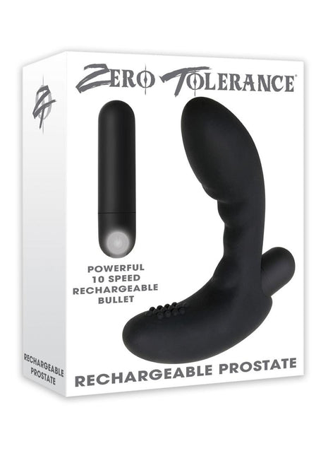 Zero Tolerance Eternal P-Spot Rechargeable Silicone Prostate Massager - Black