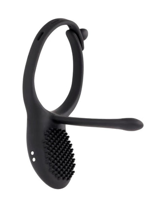 Zero Tolerance Mr. Tickler Rechargeable Silicone Cock Ring with Remote Control - Black