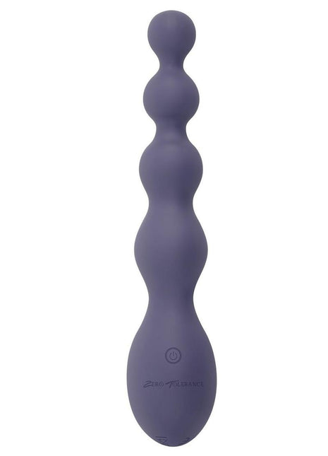 Zero Tolerance Rumpy Bumpy Rechargeable Silicone Anal Beads - Purple