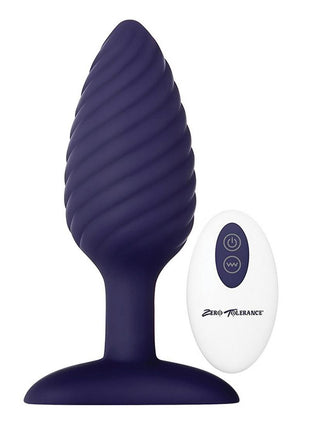 Zero Tolerance Wicked Twister Rechargeable Silicone Vibrating Butt Plug