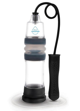 ZOLO Aquapump Auto Pro Silicone Penis Pump - Black/Blue