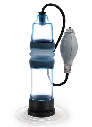 ZOLO Aquapump Pro Silicone Penis Pump - Black/Blue