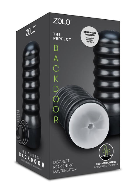 ZOLO The Perfect Backdoor Masturbator - Butt - Black/Clear