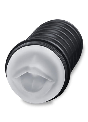 ZOLO The Perfect Deep Throat Masturbator - Mouth - Black/Clear