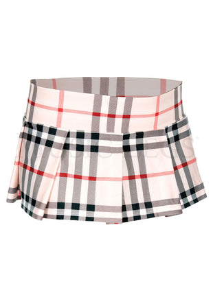Margot Plaid Pleated Mini Skirt