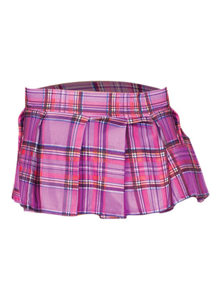 Margot Plaid Pleated Mini Skirt