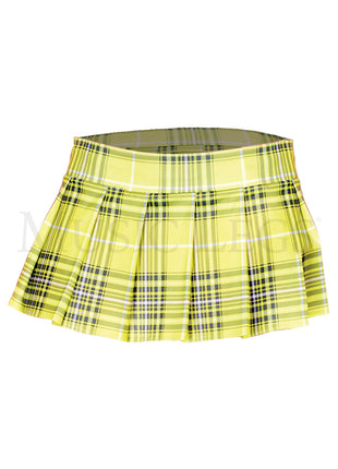 Margot Plaid Pleated Mini Skirt