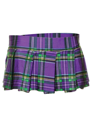 Margot Plaid Pleated Mini Skirt