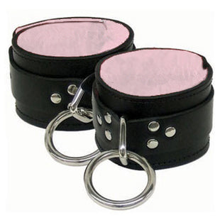 Fleece Lined Leather Ankle Restraints