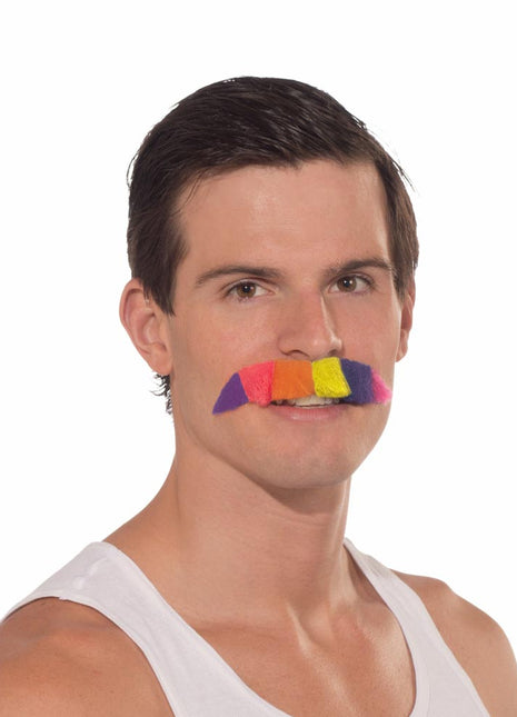 Rainbow Moustache