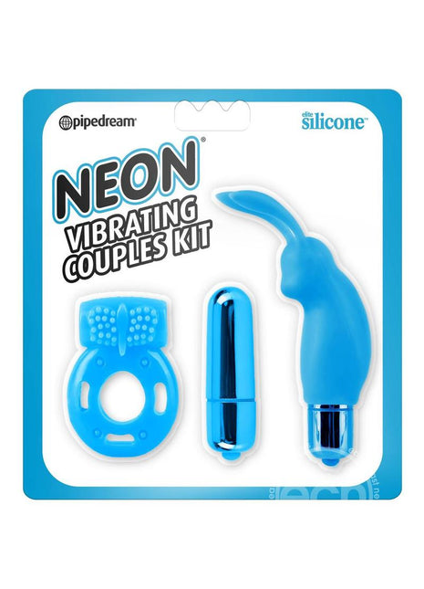 Neon Silicone Vibrating Couples Kit