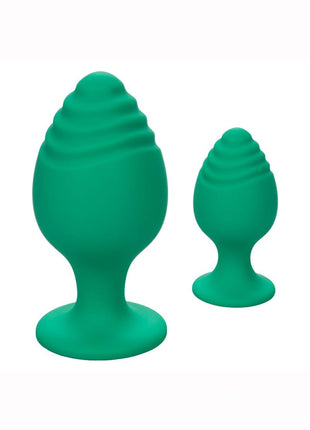 Cheeky Silicone Textured Anal Plug Set
